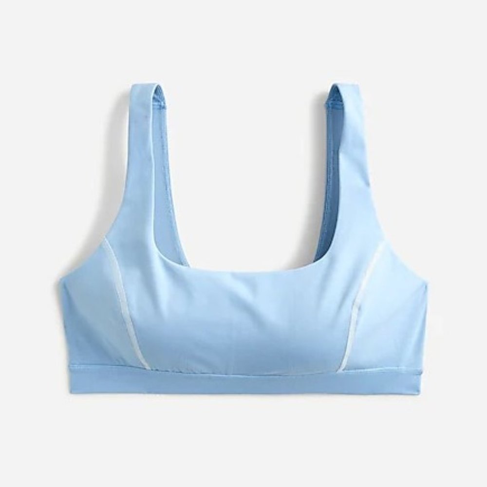 J. Crew CloudStretch scoopneck sports bra XXL